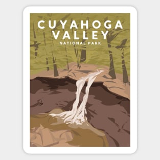 Cuyahoga Valley National Park, Ohio Travel Poster Sticker